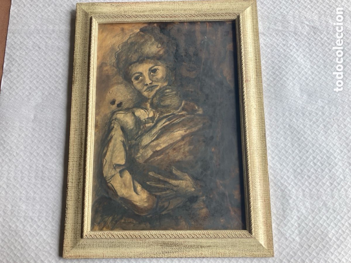 Arte: Acuarela con firma a identificar - Foto 2