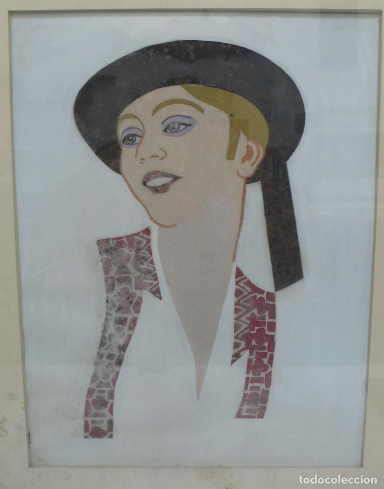 Arte: DIBUJO EN ACUARELA DE MUJER - Foto 2