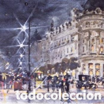 Arte: ACUARELA. RUIZ DE MORALES. MADRID. ENMARCADA