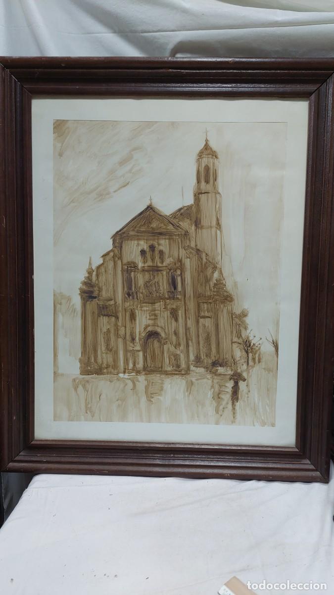 Arte: Acuarela iglesia de Ubeda Enmarcada