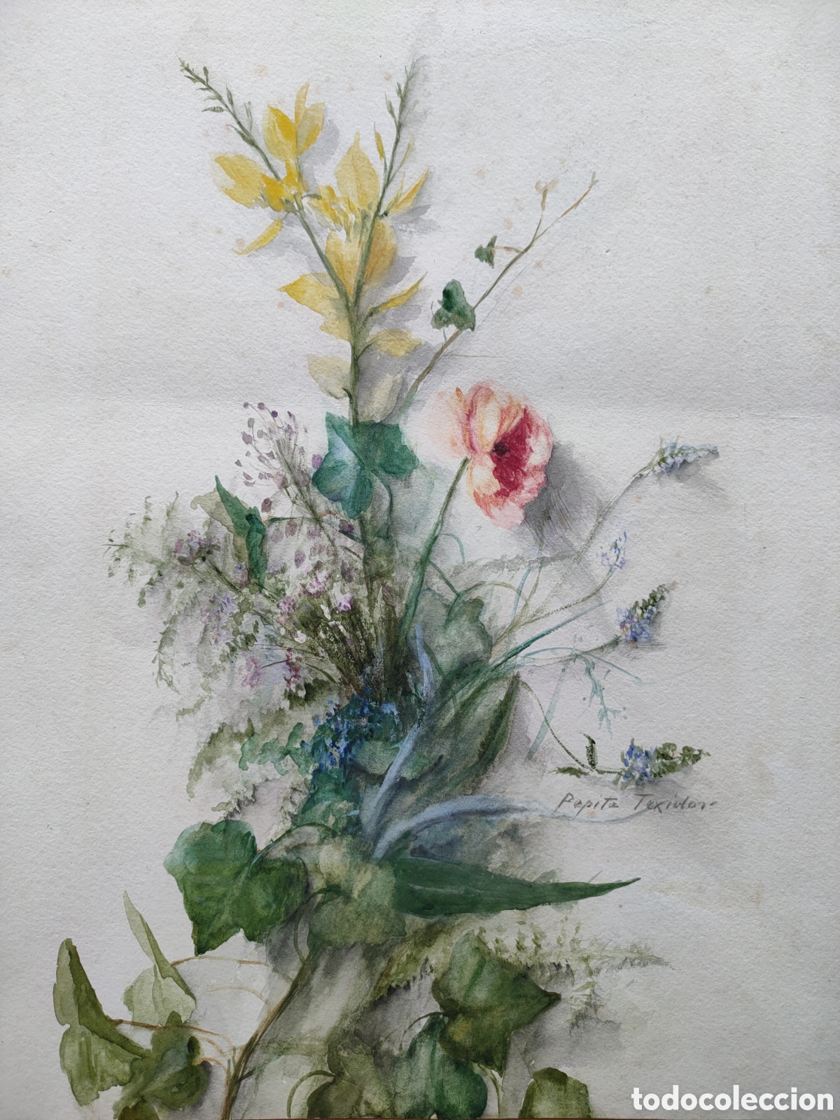 Arte: Pepita Teixidor Torres acuarela original