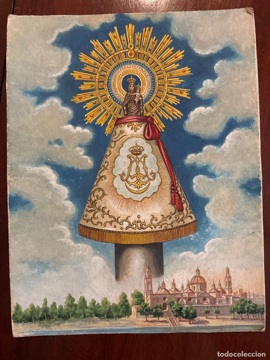 Arte: Pinturas de la Virgen del Pilar por Ramon Jutglar