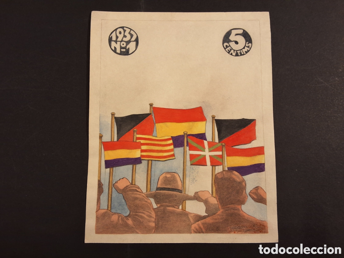 Arte: Anonimo. Dibujo para una portada.