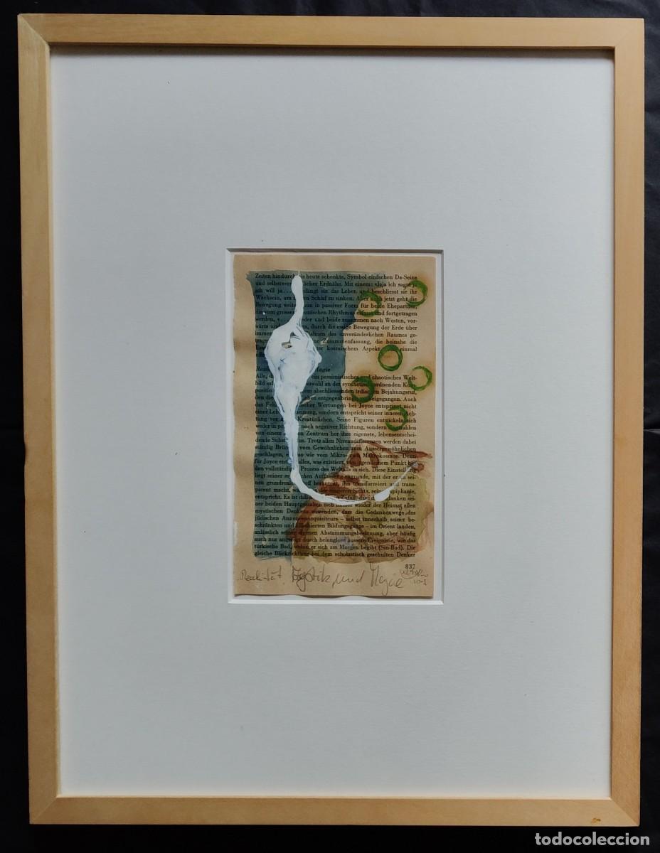 Arte: Viktor Nono (1962, B&uuml;ttgen). Realit&auml;t, Mystik und Magie, gouache, firmado, James JOYCE, 2009
