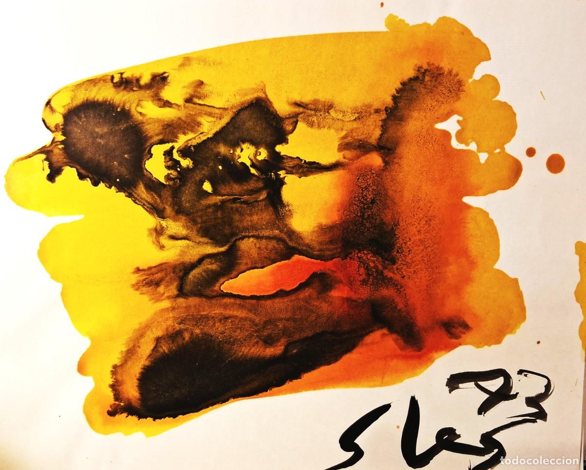 Arte: Steven LAWRENCE SLES (New Jersey,1940-Tucson,2008) &rdquo;Sin t&iacute;tulo&rdquo; acuarela 821.5 x 27.5) Valencia 1973