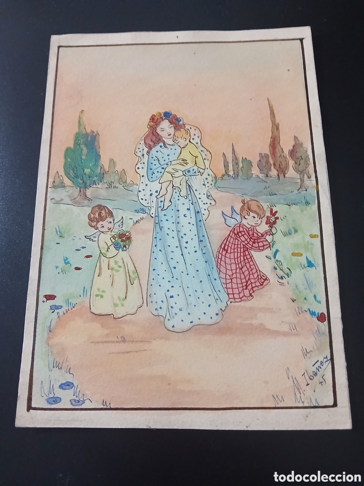 Arte: Dibijo Acurela original firmado iba&ntilde;ez