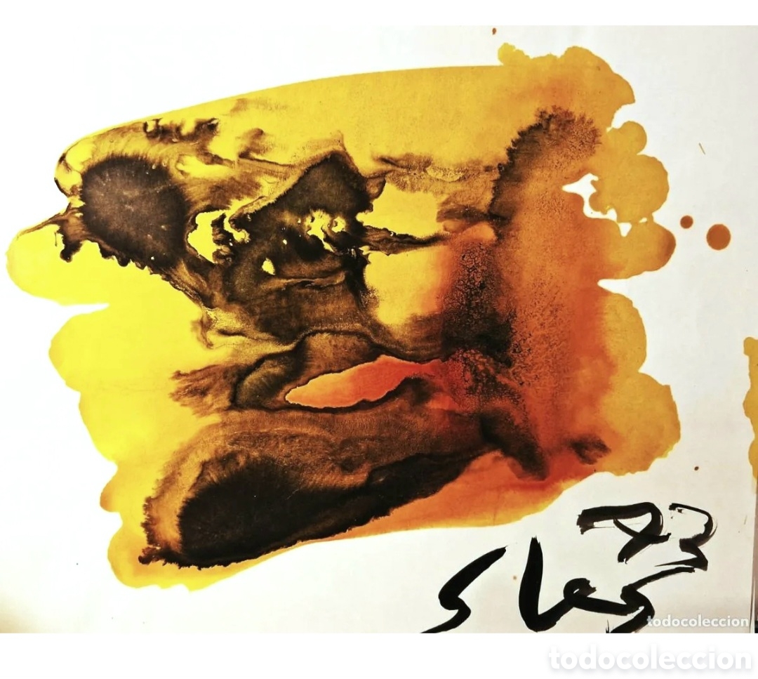 Arte: Steven LAWRENCE SLES (New Jersey,1940-Tucson,2008) &rdquo;Sin t&iacute;tulo&rdquo; acuarela 821.5 x 27.5) Valencia 1973