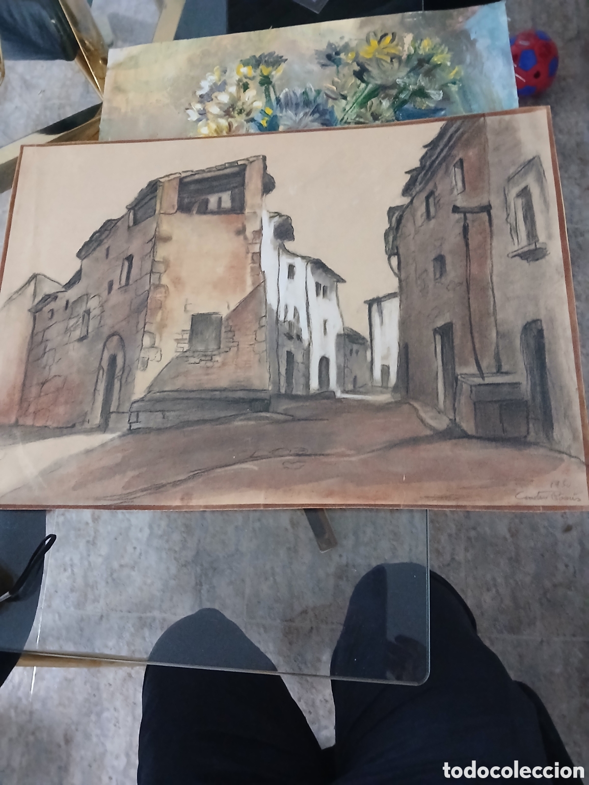 Arte: Pintura mixta firmado a identificar