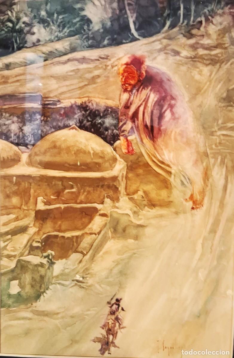 Arte: JOS&Eacute; SEGRELLES ALBERT (ALBAIDA,VALENCIA 1885-1965) &rdquo;Sin t&iacute;tulo&rdquo; acuarela (27.5 x 18)