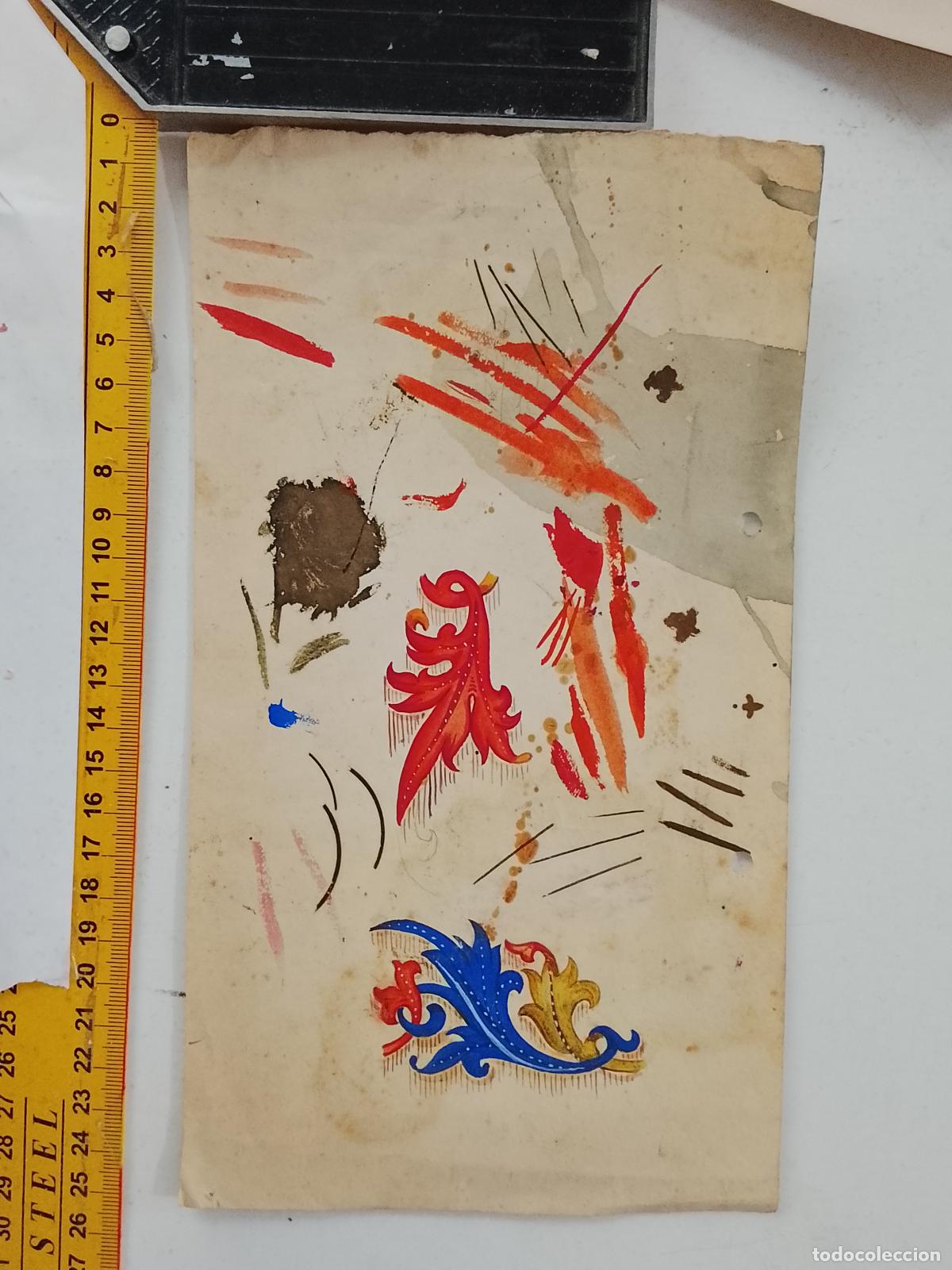 Arte: ANTIGUA ACUARELA PINTURA HECHA A MANO . VER FOTOS MEDIDAS, ARTE DECORACION HOGAR