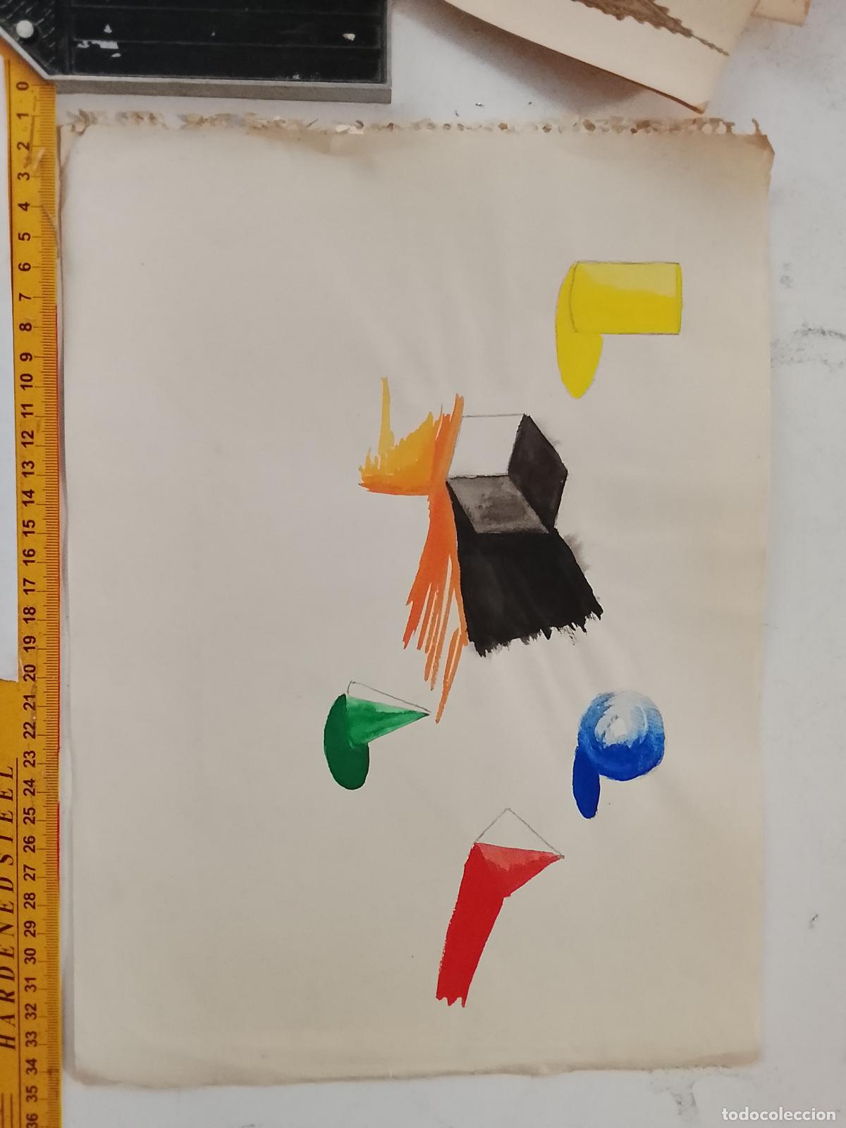 Arte: ANTIGUA ACUARELA PINTURA HECHA A MANO . VER FOTOS MEDIDAS, ARTE DECORACION HOGAR