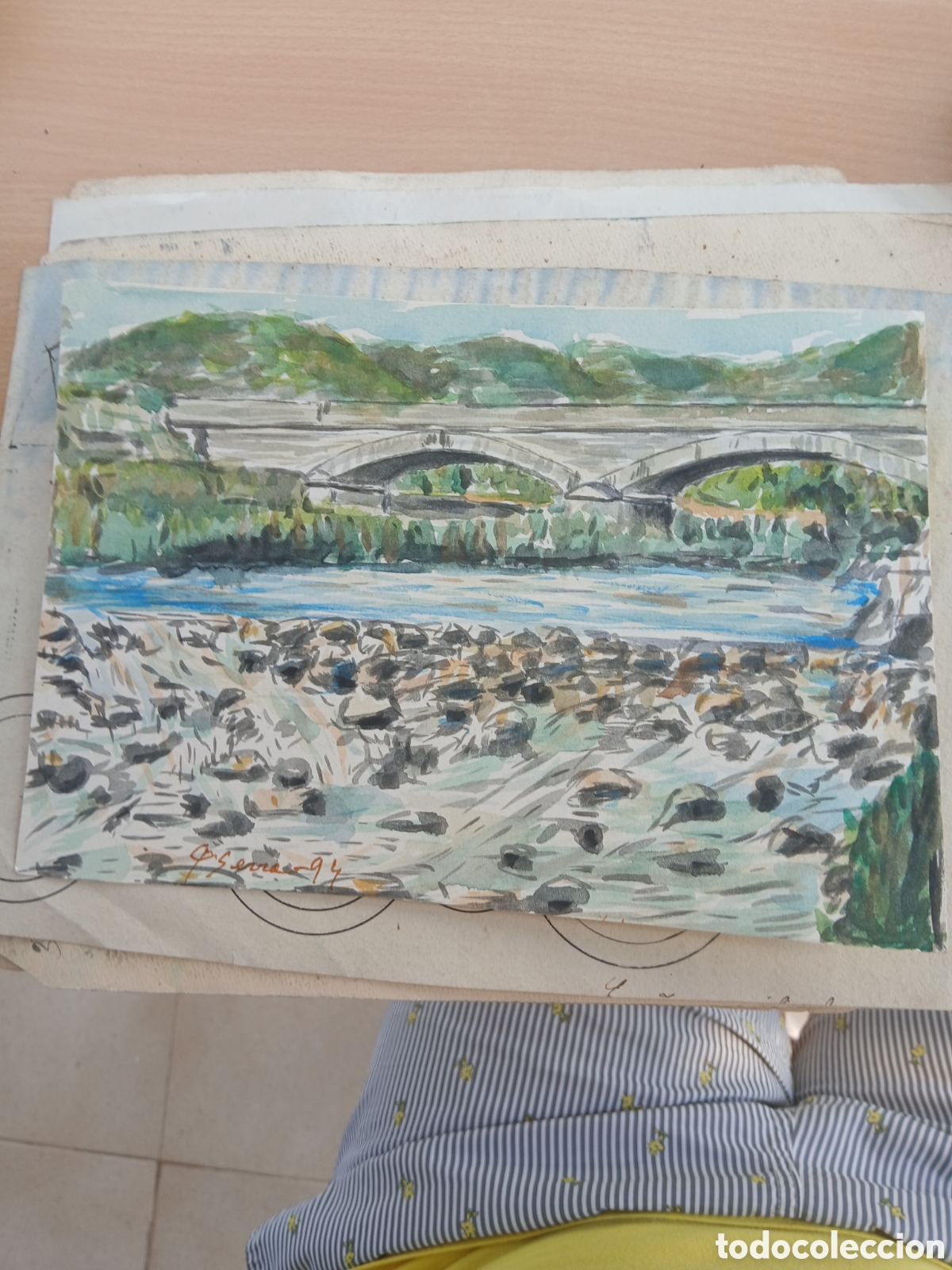 Arte: Acurela firmado sin identificar