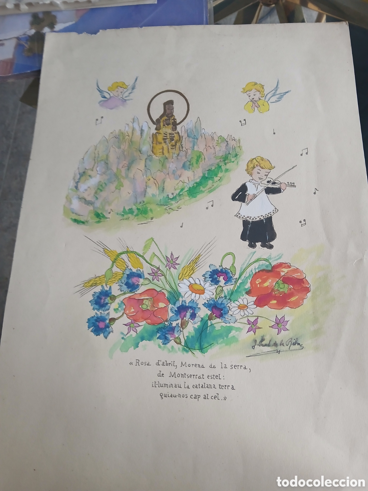 Arte: Acurela montserrat firmado