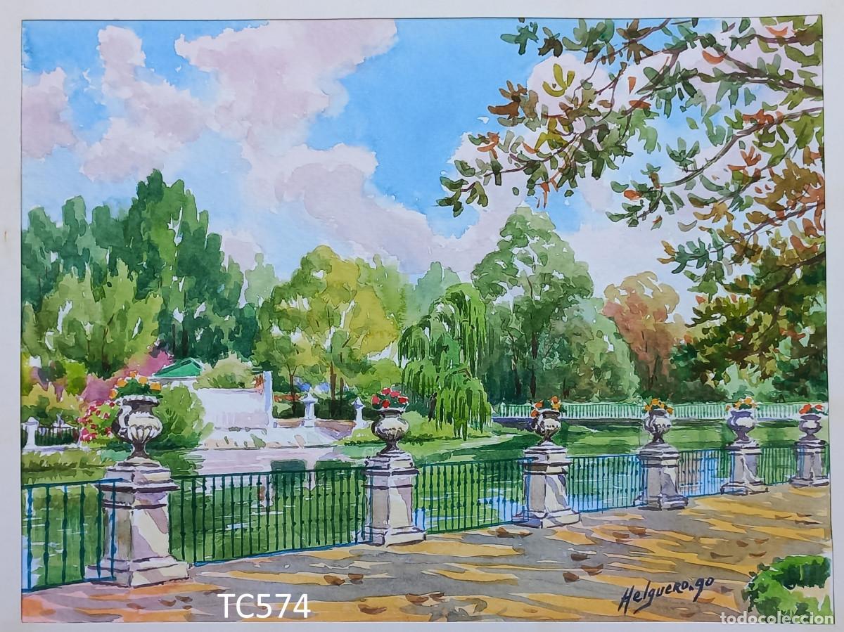 Arte: Aranjuez (Madrid) - acuarela