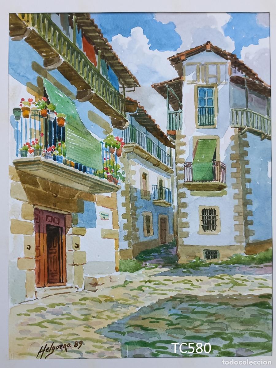 Arte: Candelario (B&eacute;jar) - acuarela