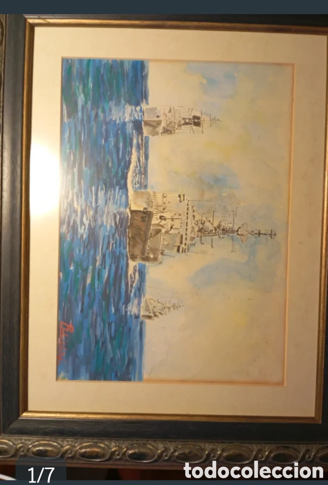 Kunst: Acuarela motivos navales