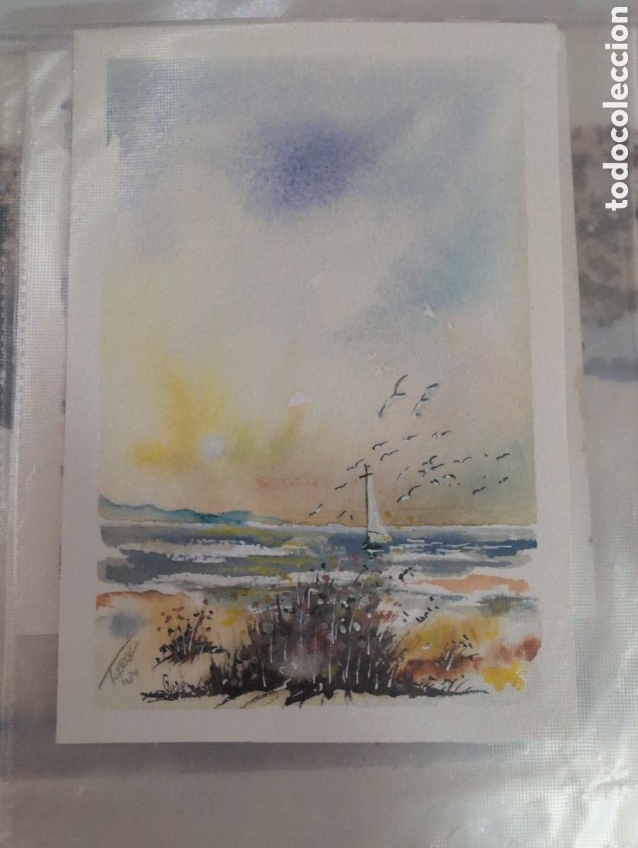 Arte: Acuarela Original Tom&aacute;s P&eacute;rez