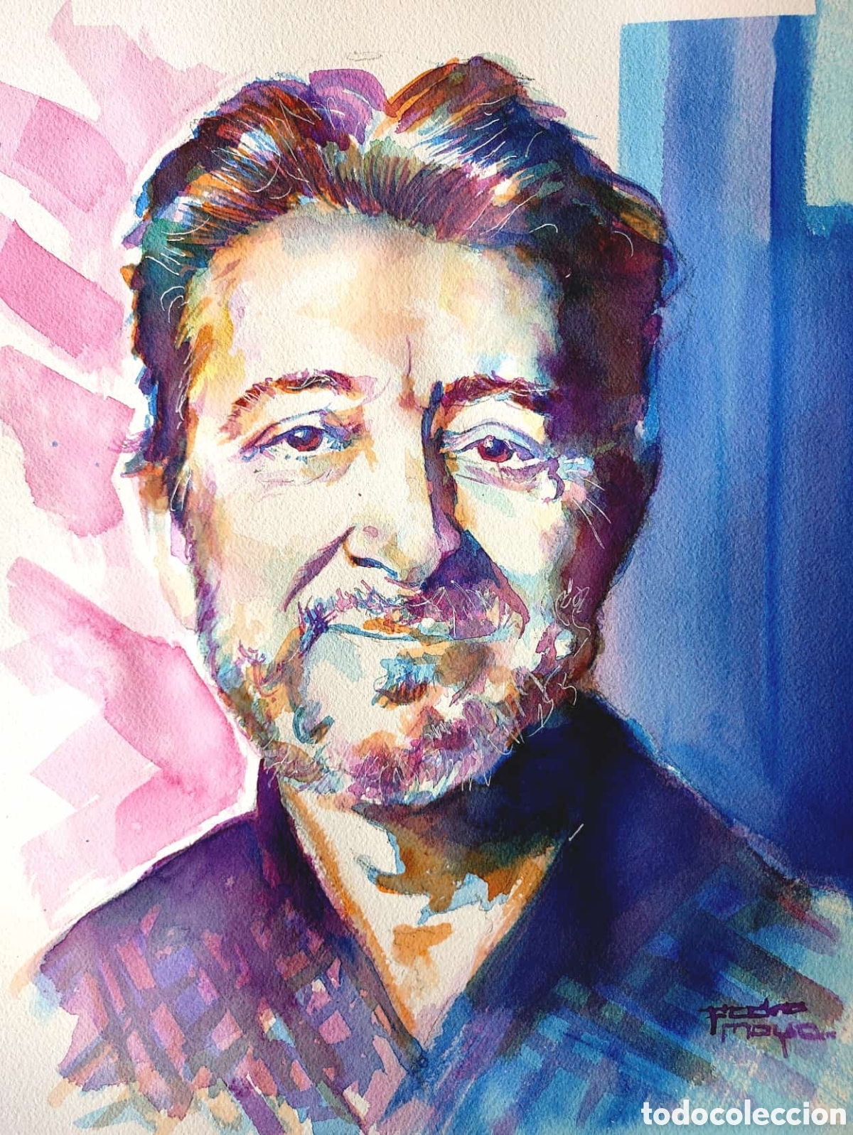 Arte: Retrato de Manolo Garc&iacute;a