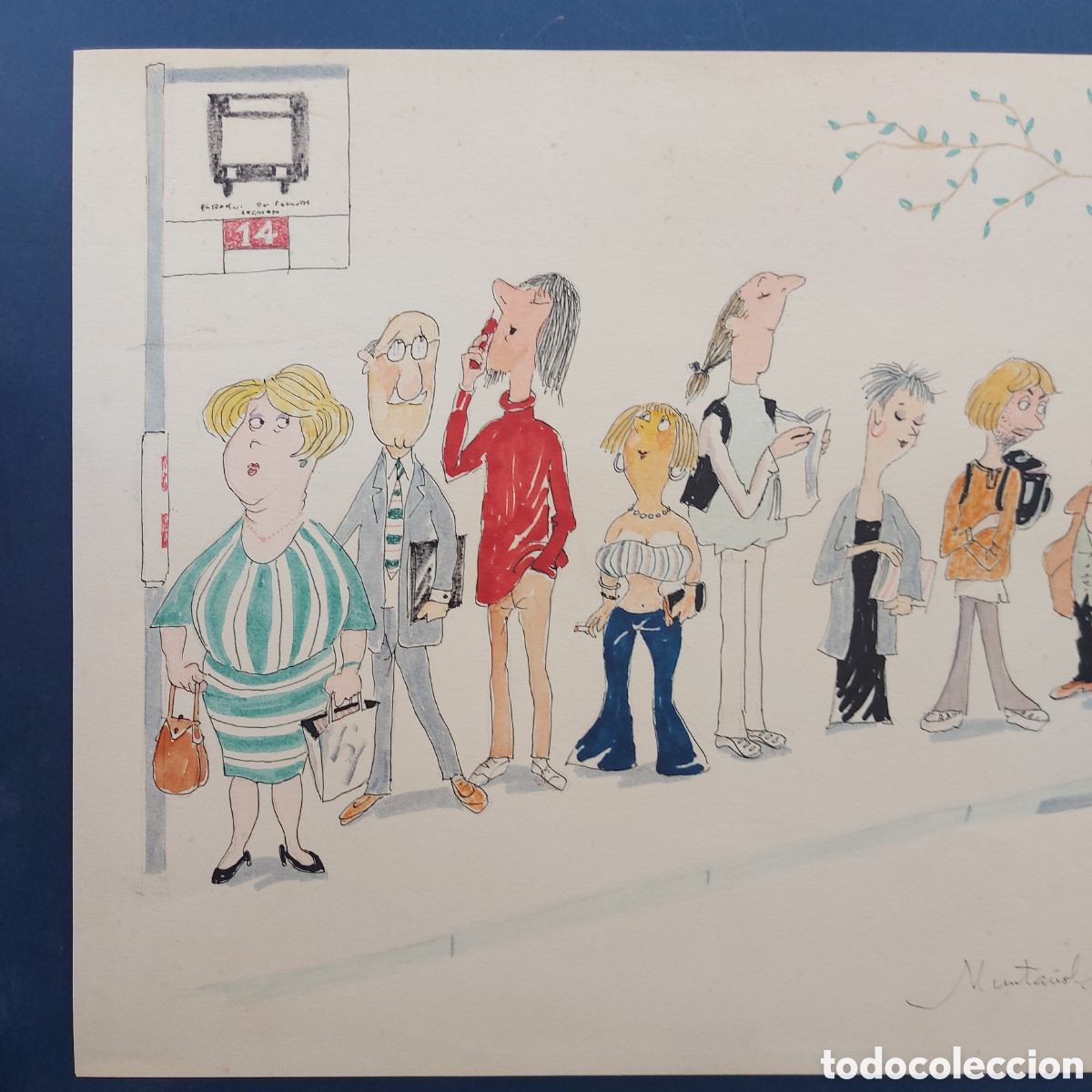 Arte: MUNTA&Ntilde;OLA &rdquo;ESPERANDO EL 14&rdquo; VI&Ntilde;ETA SAT&Iacute;RICA