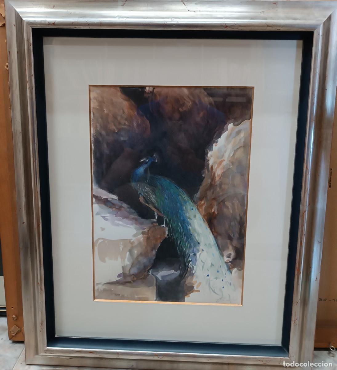 Arte: Acuarela del pintor murciano Jos&eacute; Clar&oacute;s 2005. 33X48. Marco 66X80. Murcia
