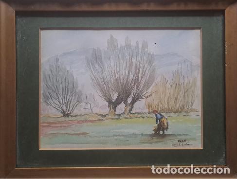 Arte: Acuarela original del pintor catal&aacute;n Oriol Gust&aacute; Vella.
