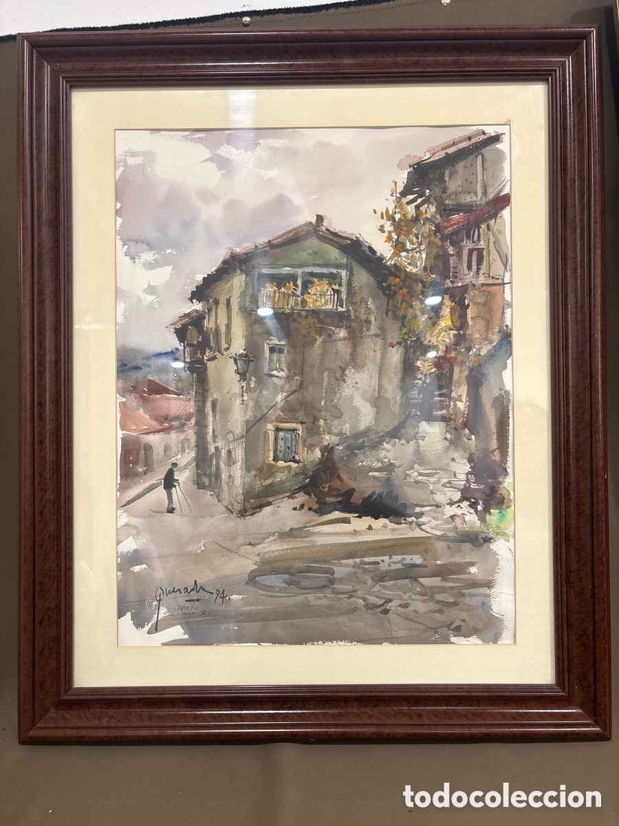 Arte: ACUARELA,JULIO QUESADA GUILABERT,CEPEDA SALAMANCA 1994,VER FOTOS