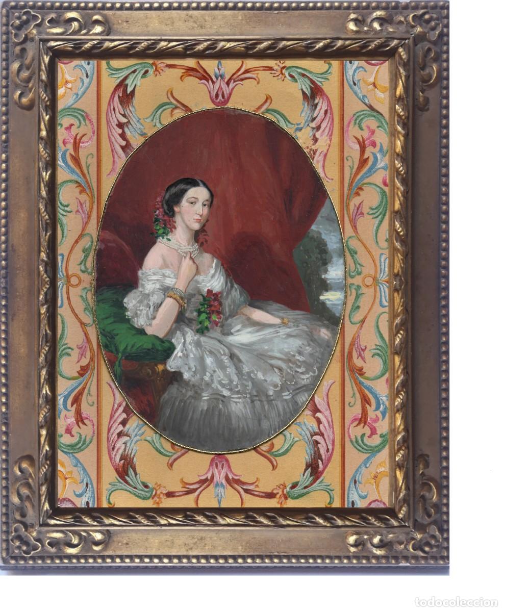 Arte: Pintura s. XIX. Retrato de la duquesa de Alba.