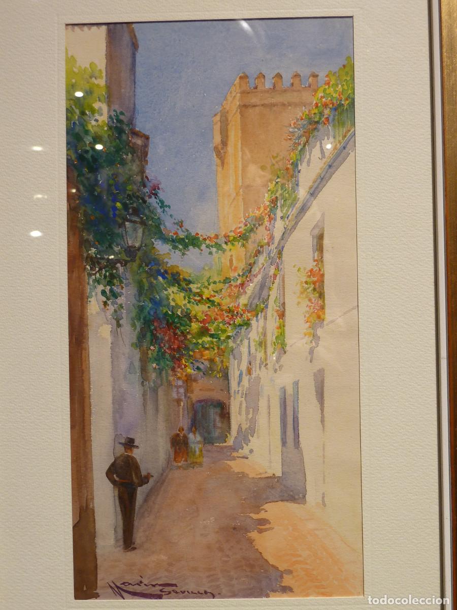 Arte: Enrique Mar&iacute;n. Acuarela Sevilla
