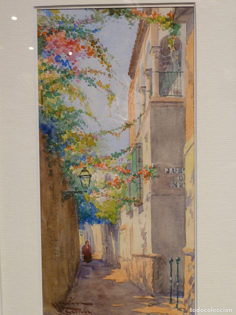 Arte: Enrique Mar&iacute;n Higuero. Acuarela Sevilla
