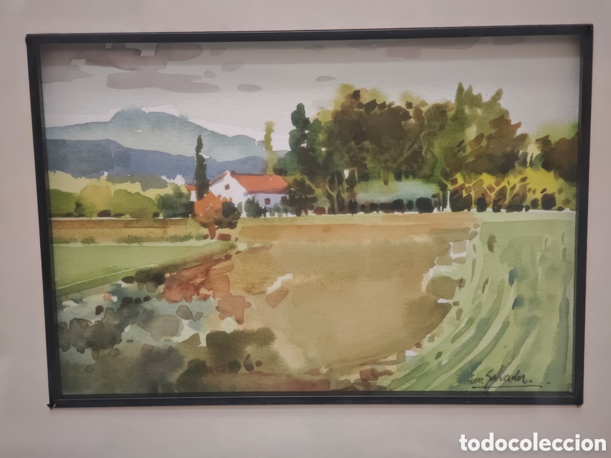 Arte: Acuarela original firmada Armando Juez San Salvador