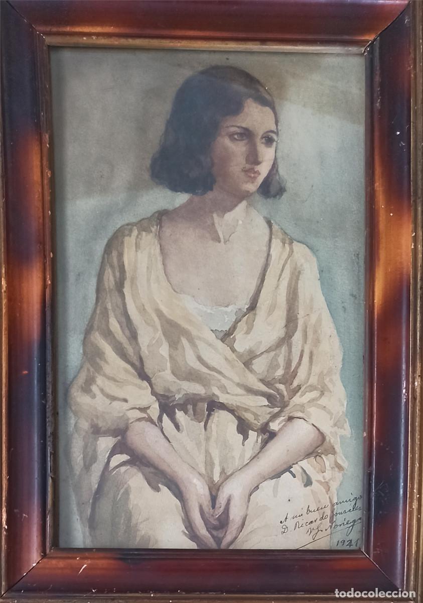 Kunst: V.G. NORIEGA - RETRATO DE DAMA-