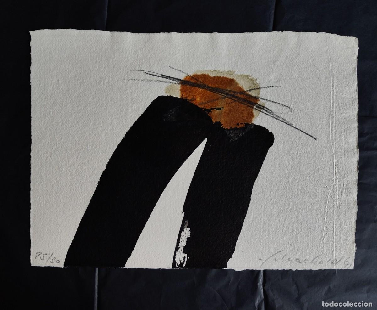 Arte: Jorge Machold (1940). 1991. T&eacute;cnica mixta, firmado a mano y num.