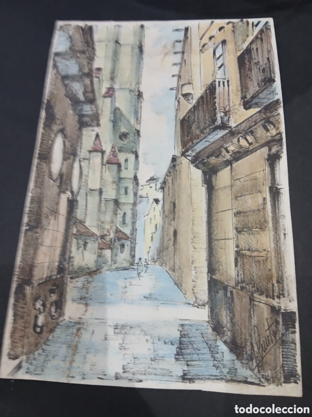 Arte: Acurela firmada sin identificar