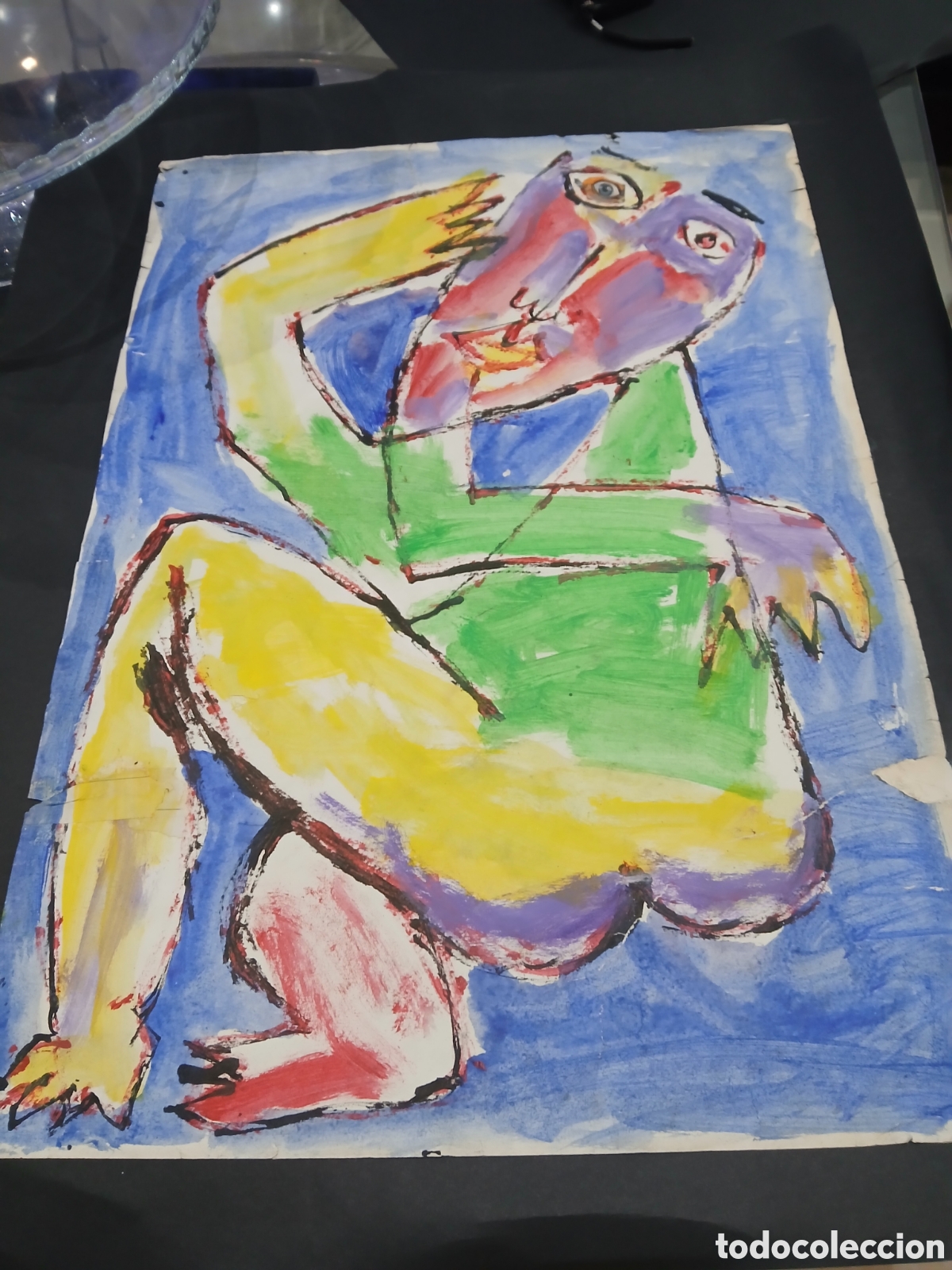 Arte: Dibujo acurela sin identificar iteresate