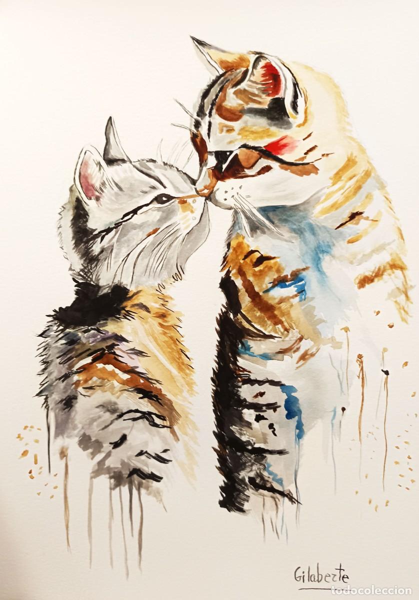 Kunst: Gatos obra de Mercedes Gilaberte