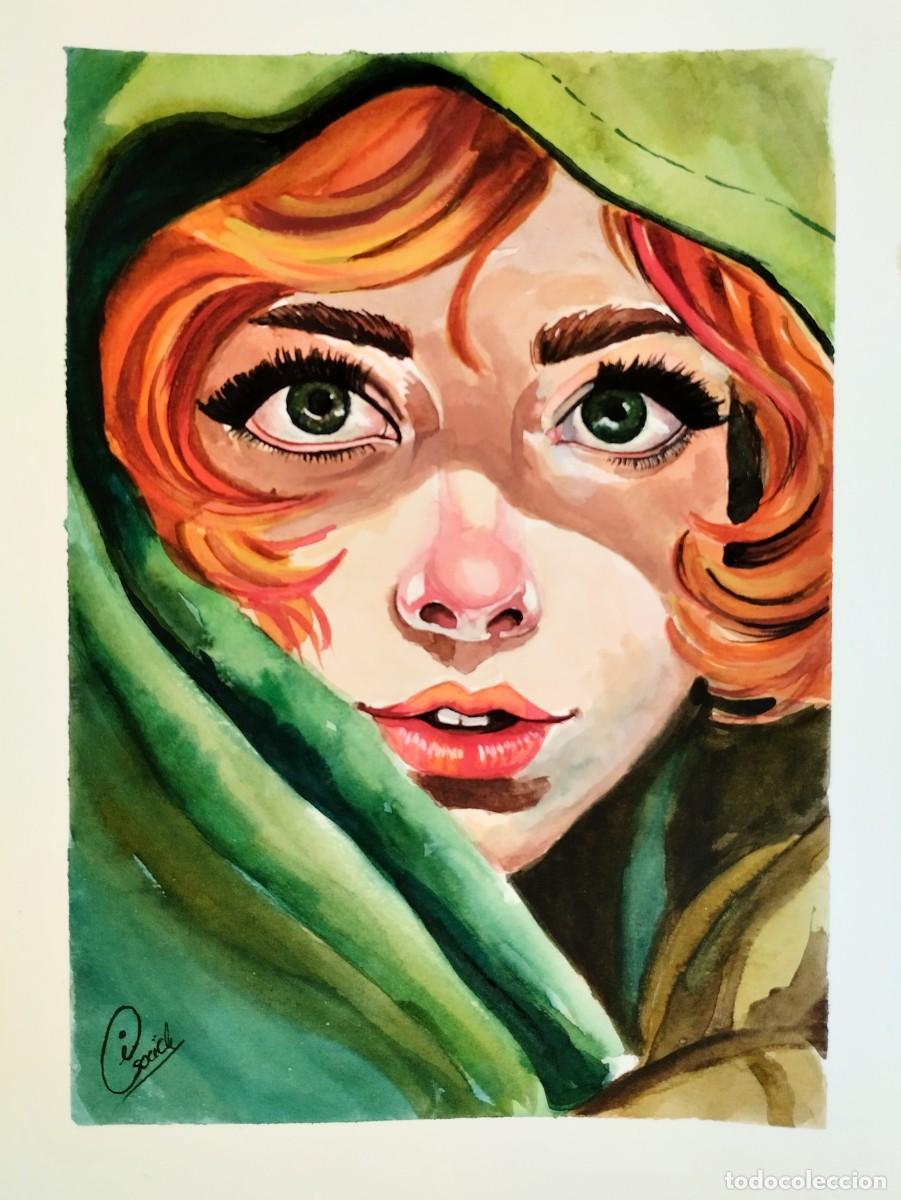 Arte: Bosque-Acuarela pintada por Inma Escrich