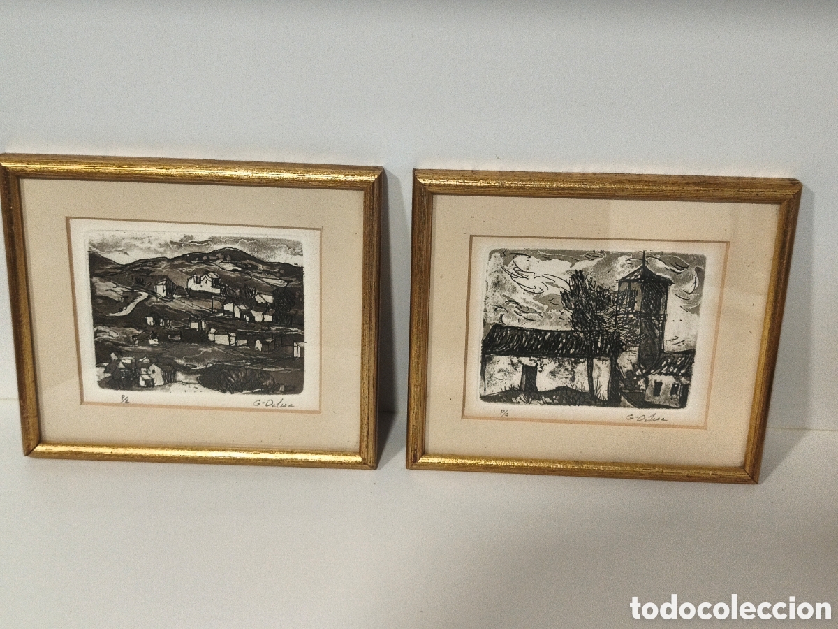 Arte: 2 Aguafuertes de Luis Garc&iacute;a Ochoa