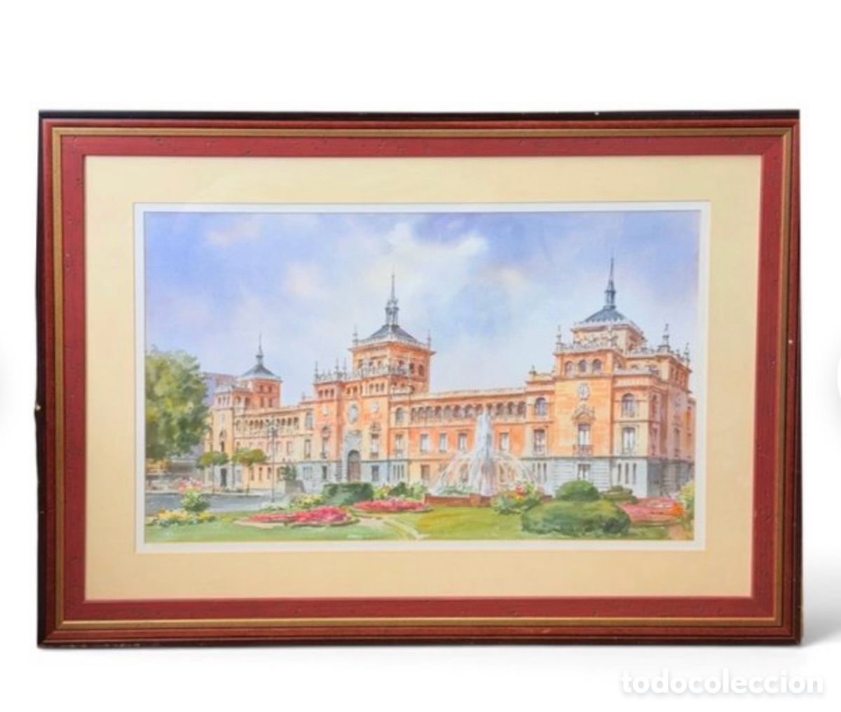 Arte: Gran Acuarela Edificio Monumental Valladolid - Foto 2