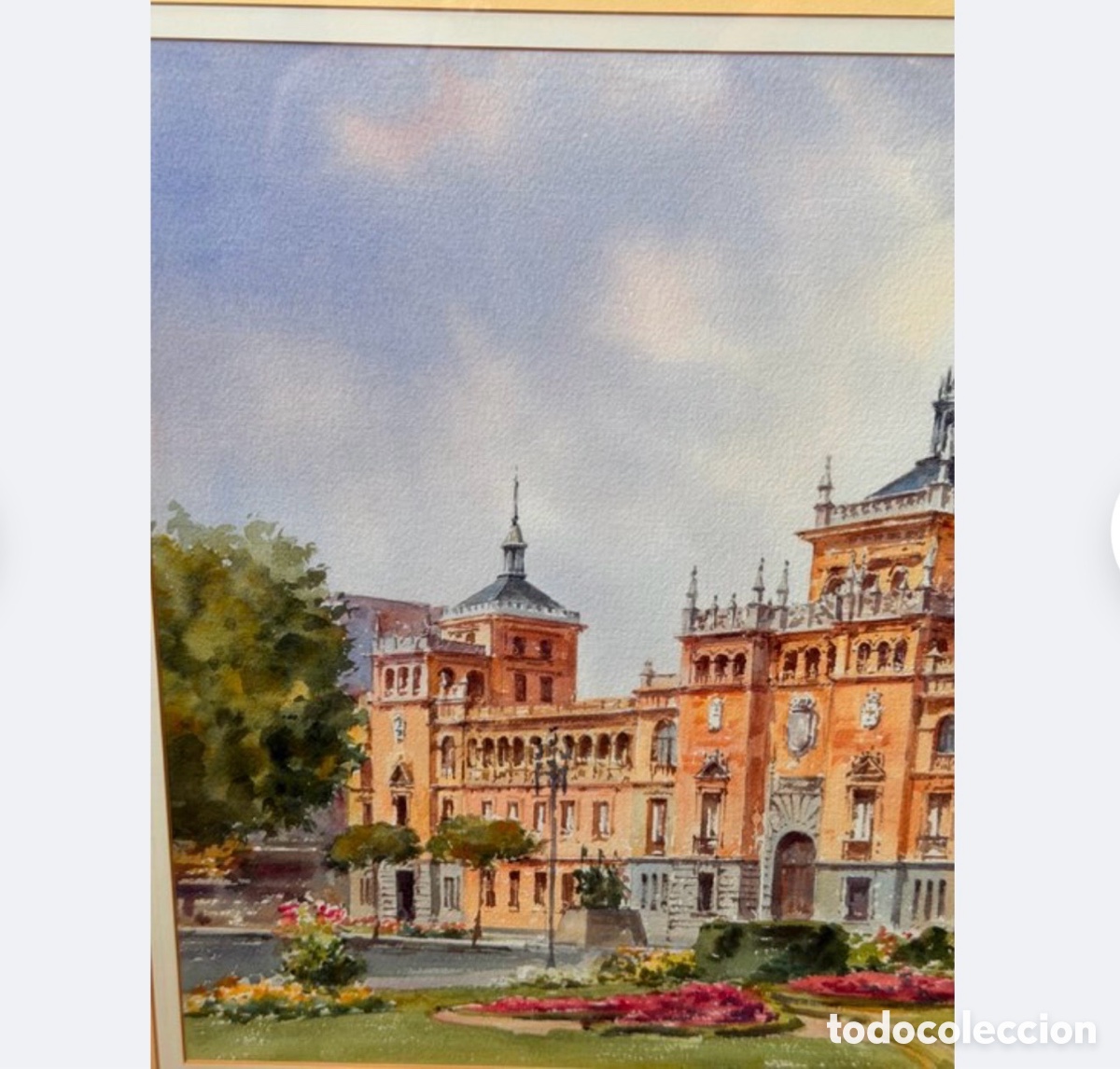Arte: Gran Acuarela Edificio Monumental Valladolid - Foto 8
