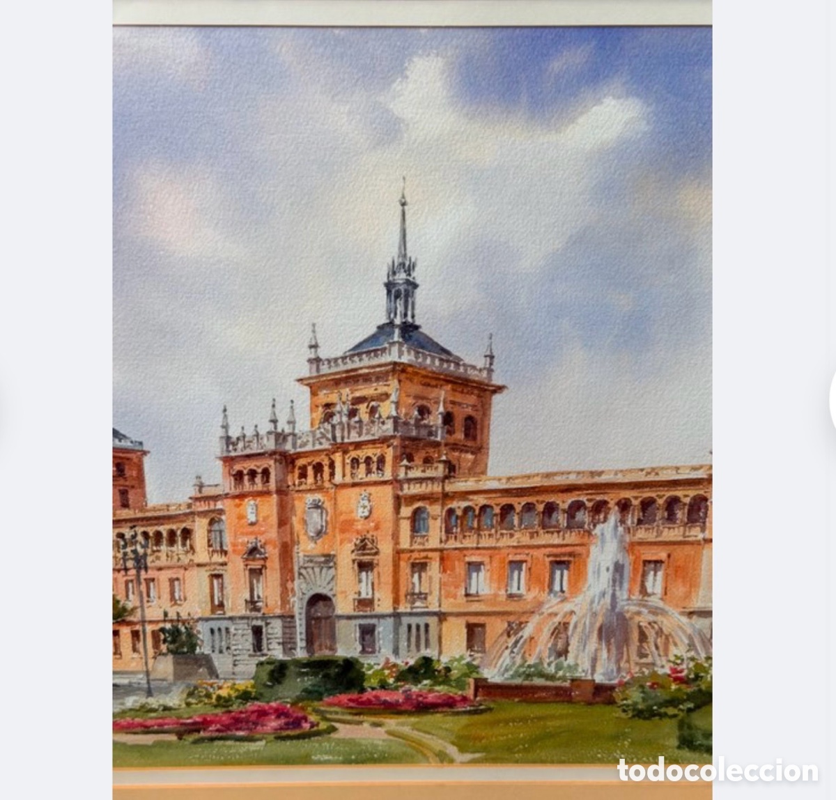 Arte: Gran Acuarela Edificio Monumental Valladolid - Foto 9