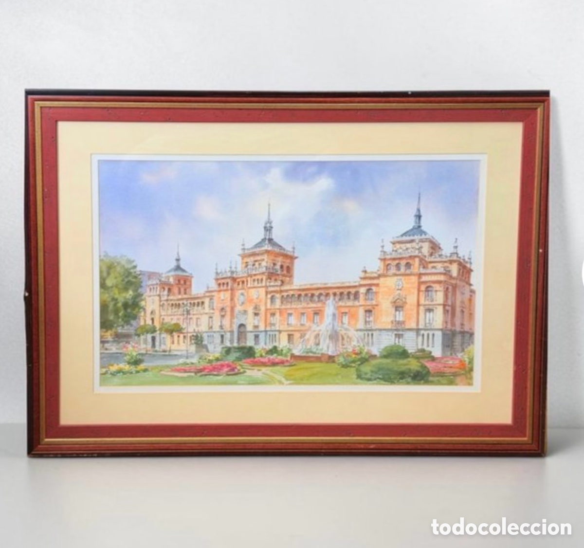 Arte: Gran Acuarela Edificio Monumental Valladolid - Foto 1