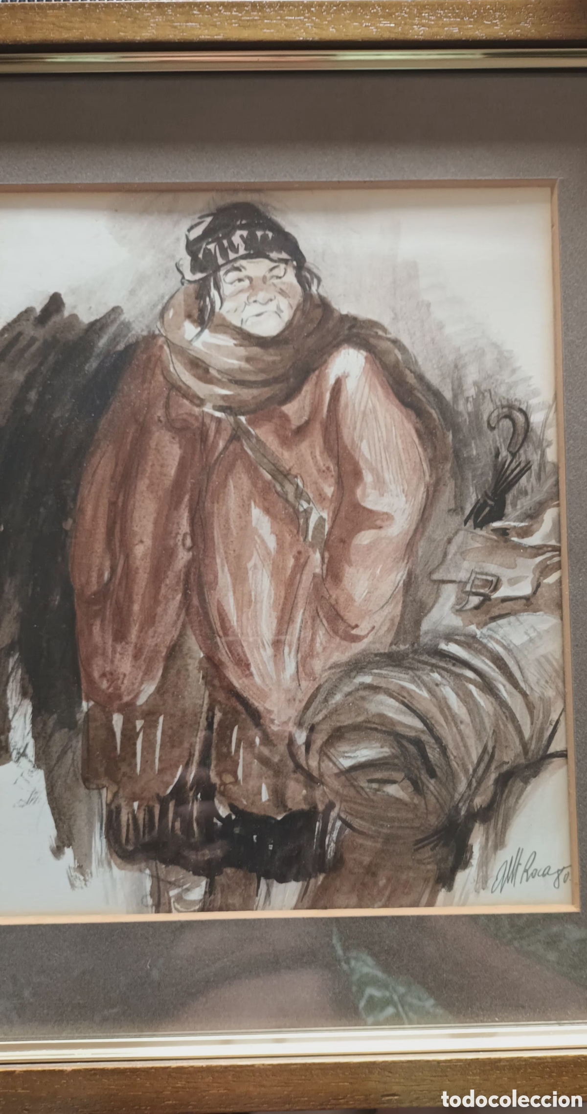 Arte: Dibujo acuarelado de Albert Roca