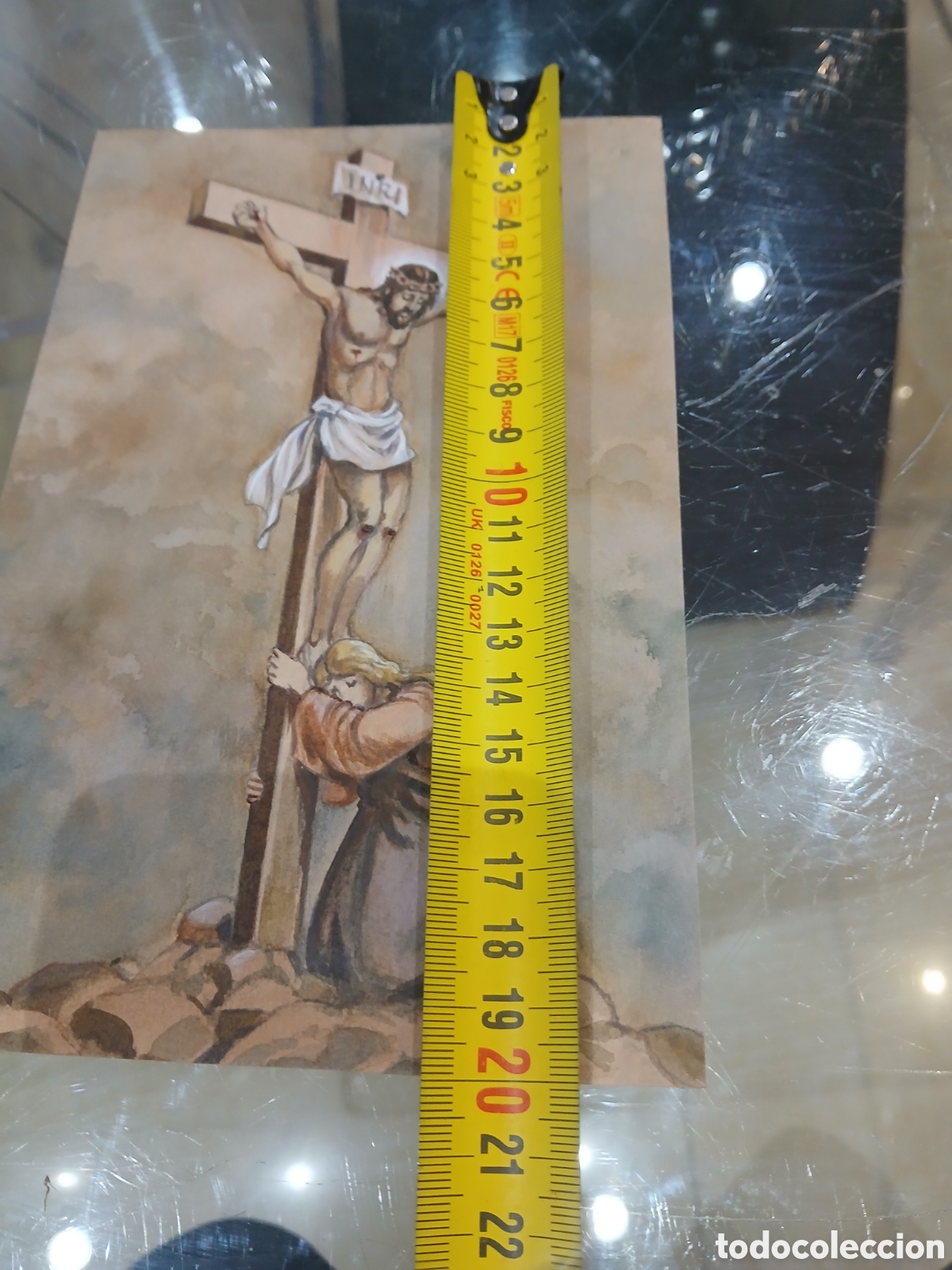 Arte: Acurela cristo en en cruz - Foto 4