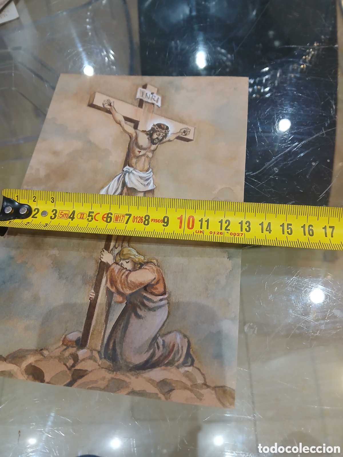 Arte: Acurela cristo en en cruz - Foto 5