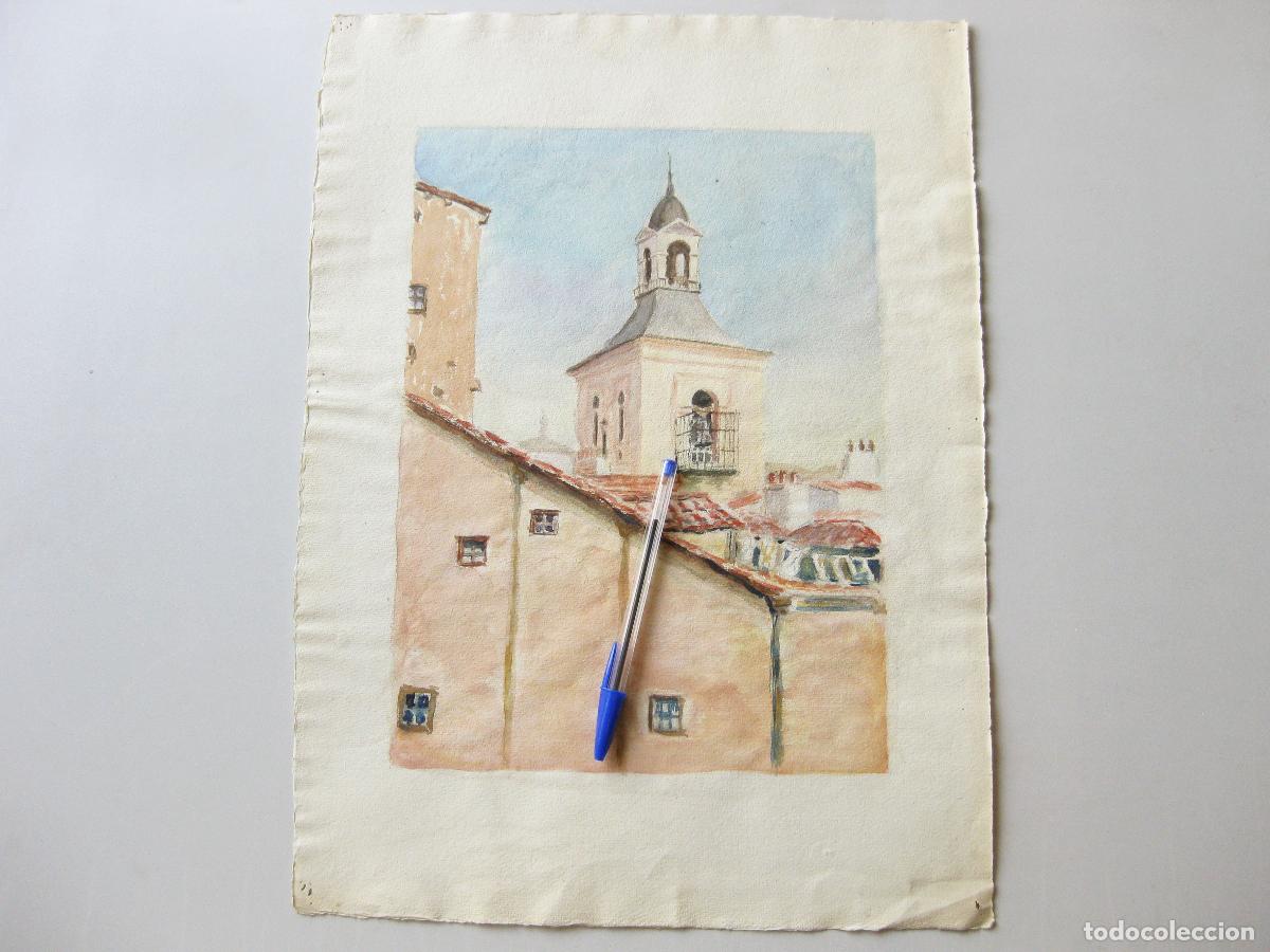 Arte: DIBUJO A LA ACUARELA POSIBLEMENTE DEL MADRID DE LOS AUSTRIAS. A&Ntilde;OS 50