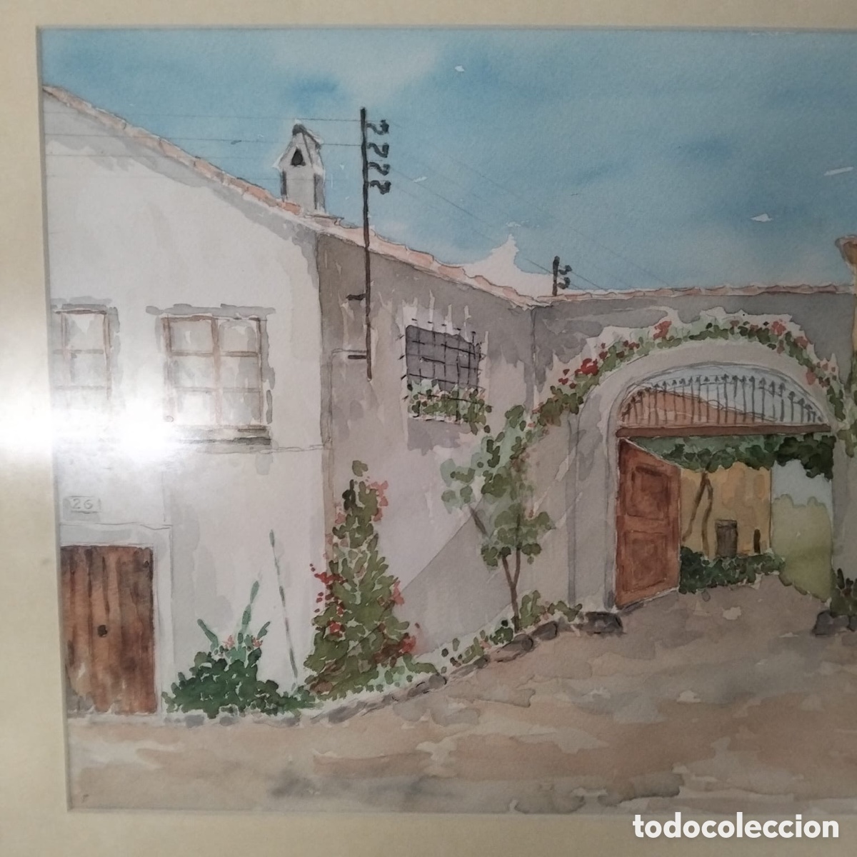 Arte: Acuarela enmarcada Eduardo Mallorca - Foto 2
