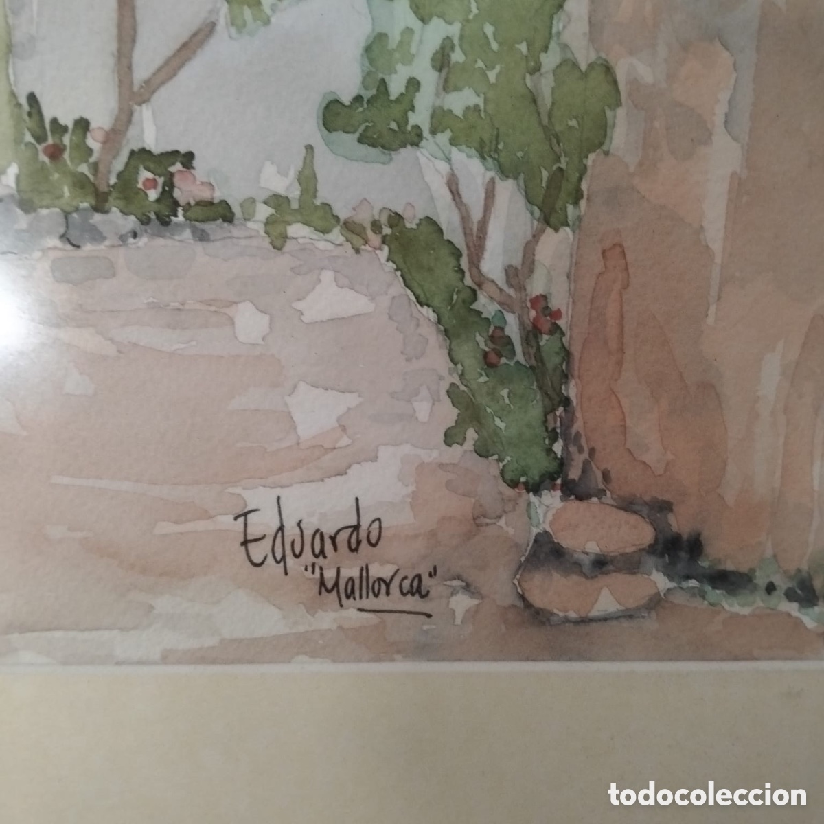 Arte: Acuarela enmarcada Eduardo Mallorca - Foto 4