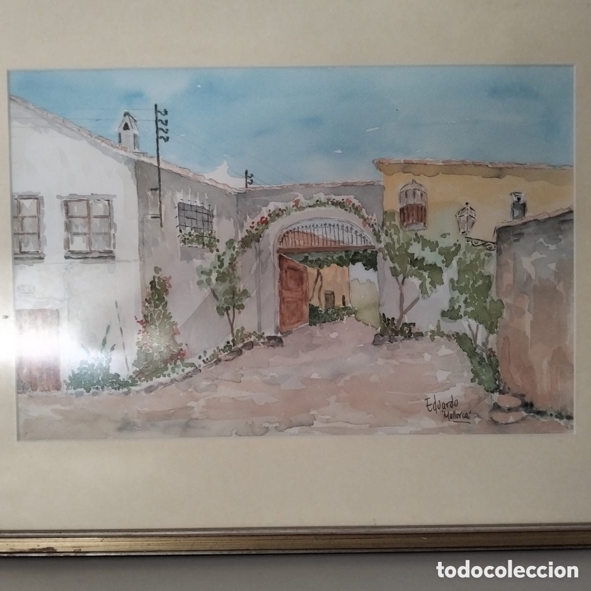 Arte: Acuarela enmarcada Eduardo Mallorca - Foto 5
