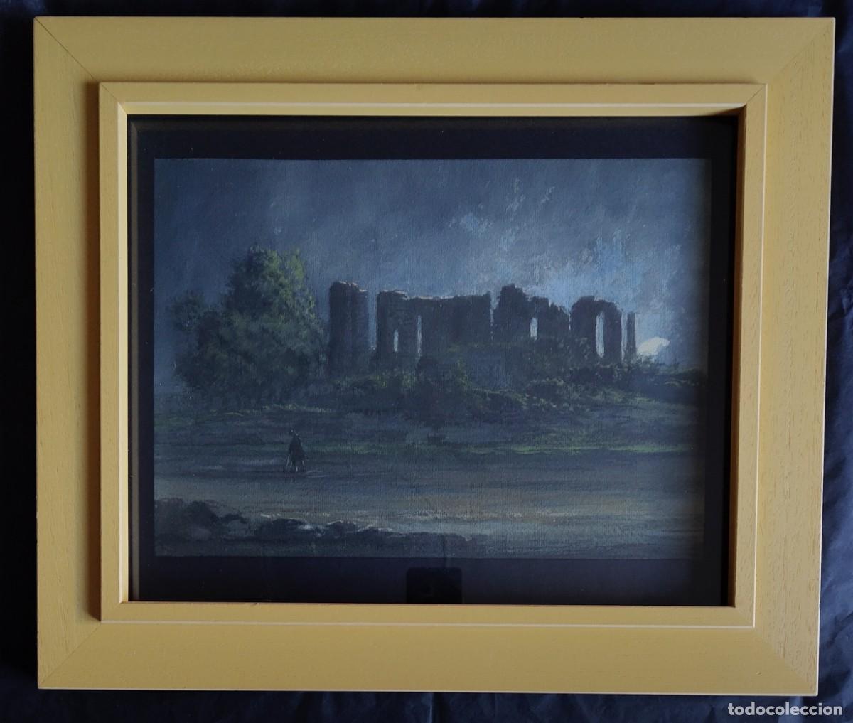 Arte: Paul Braddon (1864-1938) - Ruinas del convento de Sopwell, firmado, XIX
