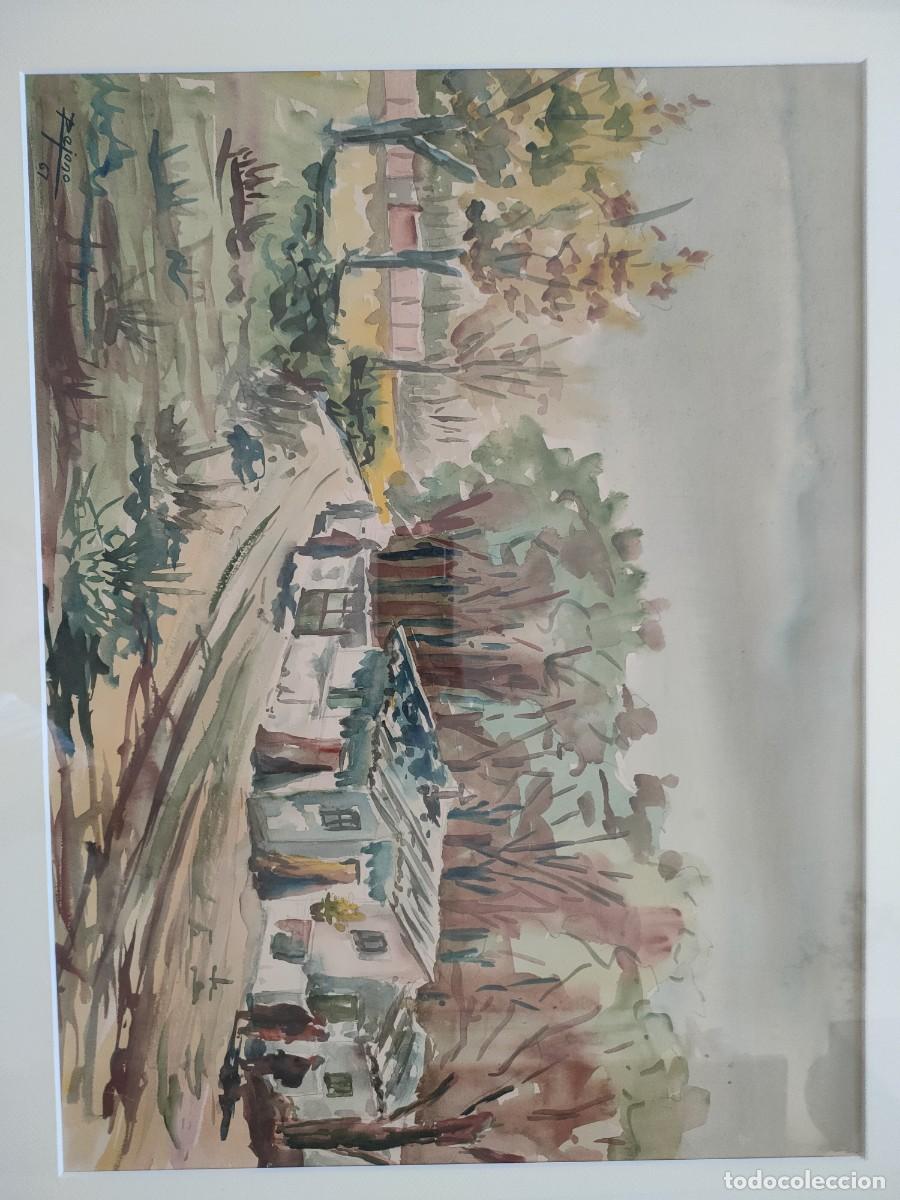 Arte: Manuel Rejano acuarela original firmada